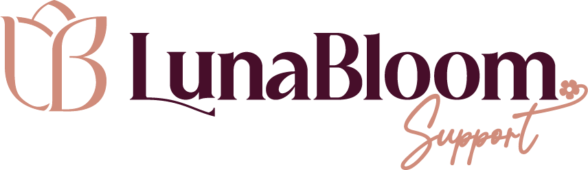 LunaBloom Support — primary logo
